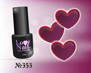 353  LOVE NAIL ГЕЛЬ ЛАК класса Premium  
