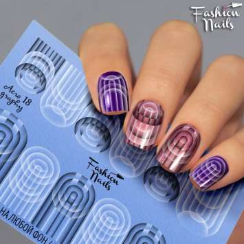 Fashion Nails Слайдер-дизайн AEROGRAPHY № 18