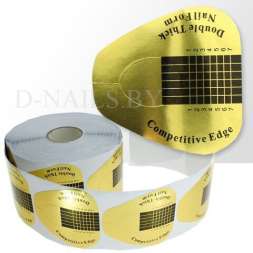 Формы бумажные золотые широкие 500 шт   