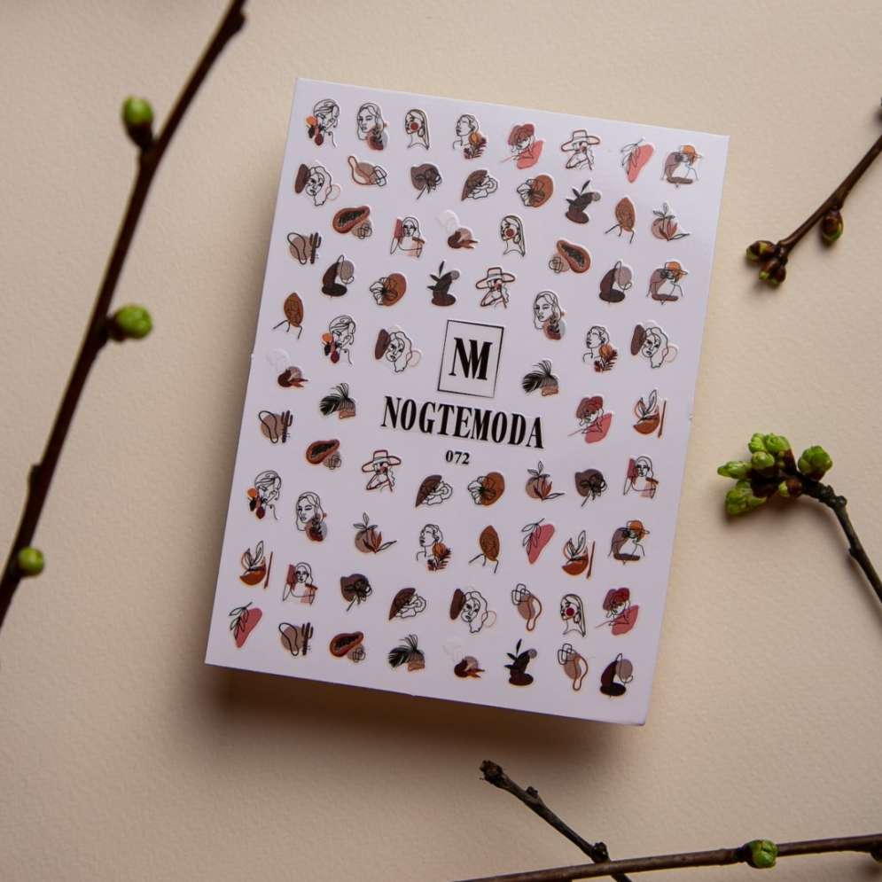 Наклейки Nogtemoda № 072