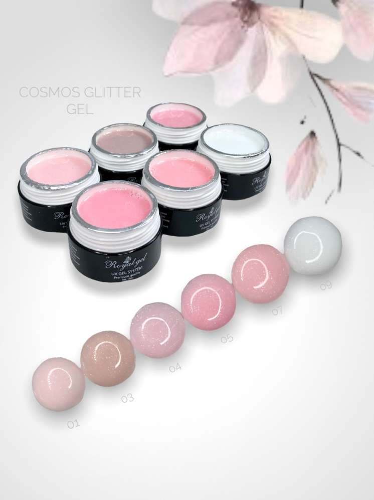 Моделирующий гель Royal COSMOS GLITTER 09 15 ml