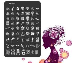 Большой диск для стемпинга (14.5*9.5 см) №MLS-15