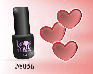 056 LOVE NAIL ГЕЛЬ ЛАК класса Premium  
