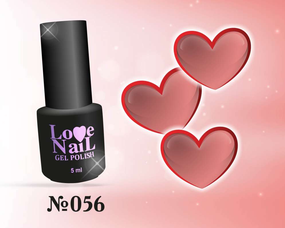 056 LOVE NAIL ГЕЛЬ ЛАК класса Premium  