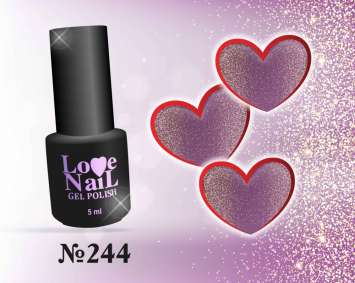244 LOVE NAIL ГЕЛЬ ЛАК класса Premium                        