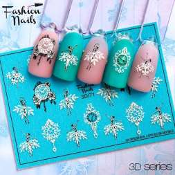 Fashion Nails Слайдер-дизайн 3D № 71