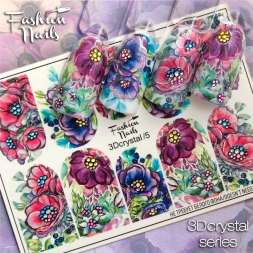 Fashion Nails Слайдер-дизайн 3D CRYSTAL № 5