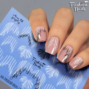 Fashion Nails Слайдер-дизайн AEROGRAPHY № 23