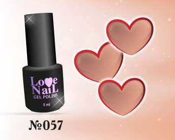 057 LOVE NAIL ГЕЛЬ ЛАК класса Premium  