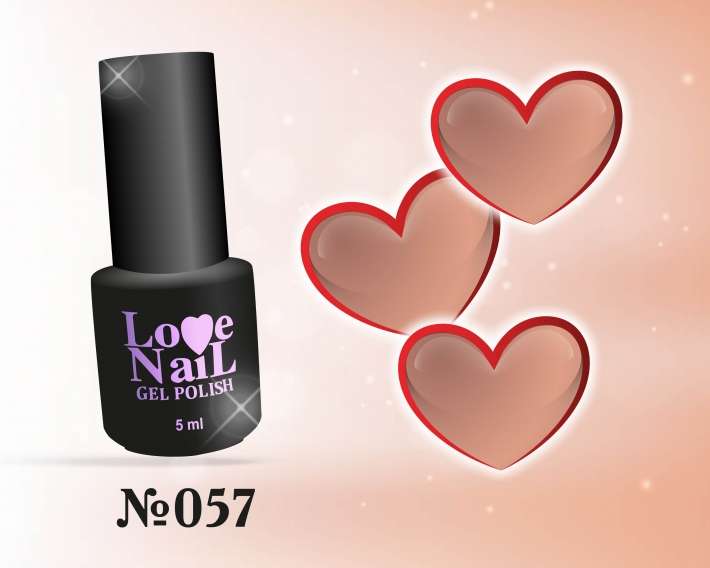 057 LOVE NAIL ГЕЛЬ ЛАК класса Premium  