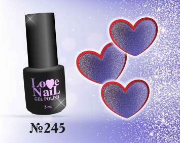 245 LOVE NAIL ГЕЛЬ ЛАК класса Premium                         