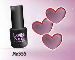 355  LOVE NAIL ГЕЛЬ ЛАК класса Premium  