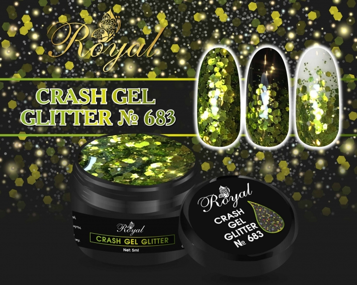 683 CRUSH GEL GLITTER Royal 5 ml      