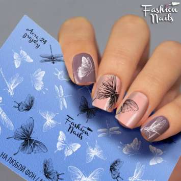 Fashion Nails Слайдер-дизайн AEROGRAPHY № 24