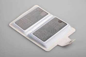 Кейс для пластин 12*6 см, голубой