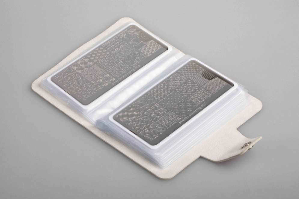 Кейс для пластин 12*6 см, голубой