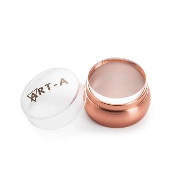 Штамп розовое золото мини, силиконовый 3,5 см. +скрапер   