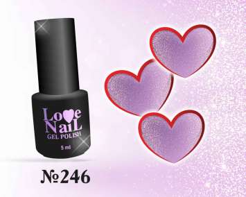 246 LOVE NAIL ГЕЛЬ ЛАК класса Premium                        
