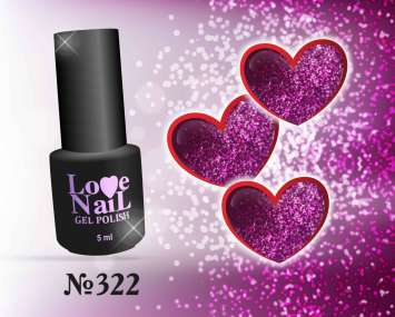 322 LOVE NAIL ГЕЛЬ ЛАК класса Premium   
