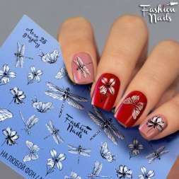 Fashion Nails Слайдер-дизайн AEROGRAPHY № 25