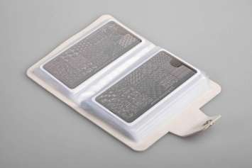 Кейс для пластин 12*6 см, розовый