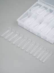 Верхние формы для наращивания в контейнере "Арочный миндаль" (120 шт.) 