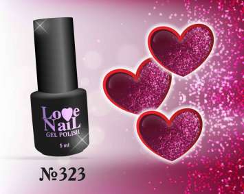 323 LOVE NAIL ГЕЛЬ ЛАК класса Premium   