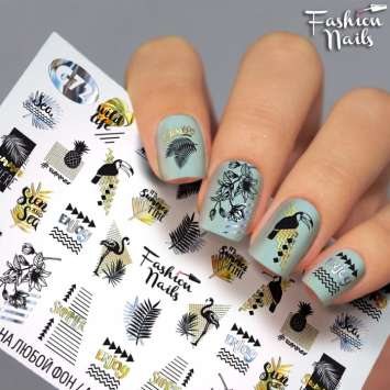 Fashion Nails Слайдер-дизайн GALAXY № 72