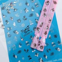 Fashion Nails Nail sticker № 14