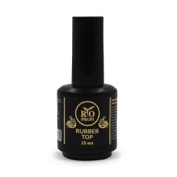 Rio Profi Каучуковый Топ Rubber Top без липкого слоя, 15 мл 