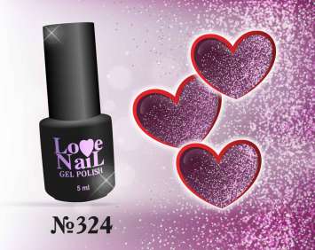 324 LOVE NAIL ГЕЛЬ ЛАК класса Premium   