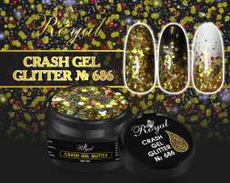686 CRUSH GEL GLITTER Royal 5 ml       