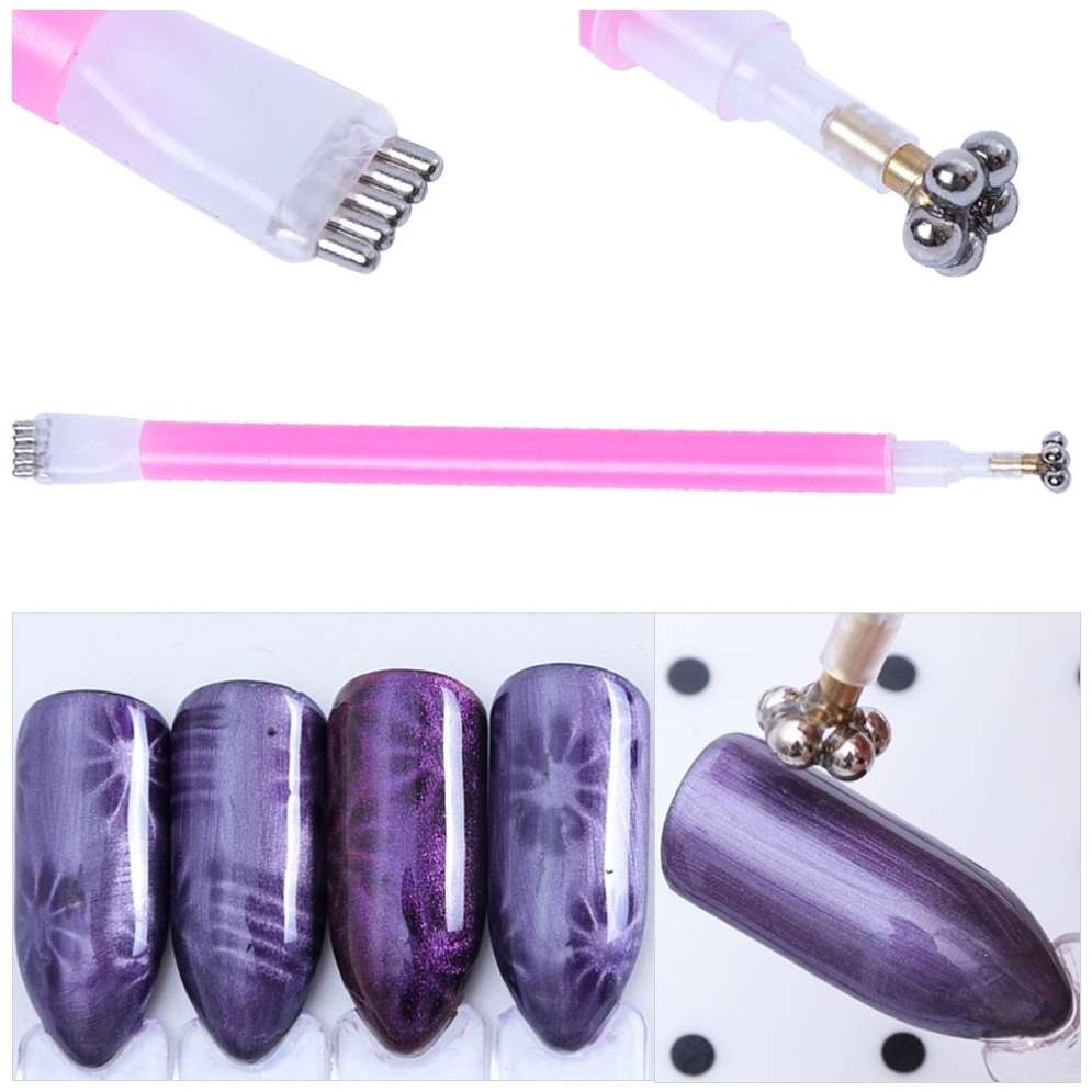 Магнитная ручка для гель-лака двухсторонняя