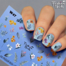 Fashion Nails Слайдер-дизайн WHITE № 47