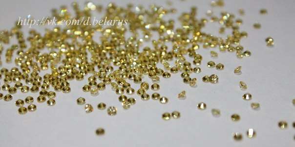 Фианиты Golden 100 шт    