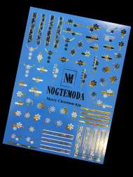 Наклейки Nogtemoda Merry Christmas № 026