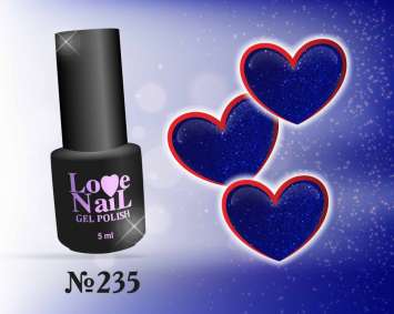 235 LOVE NAIL ГЕЛЬ ЛАК класса Premium                      