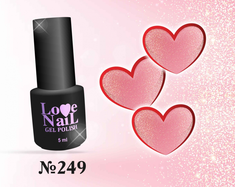 249 LOVE NAIL ГЕЛЬ ЛАК класса Premium                         