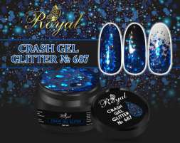 687 CRUSH GEL GLITTER Royal 5 ml       