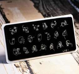 Пластина для стемпинга Line01