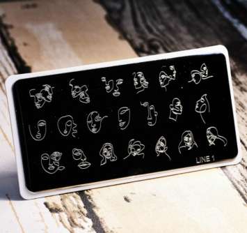 Пластина для стемпинга Line01
