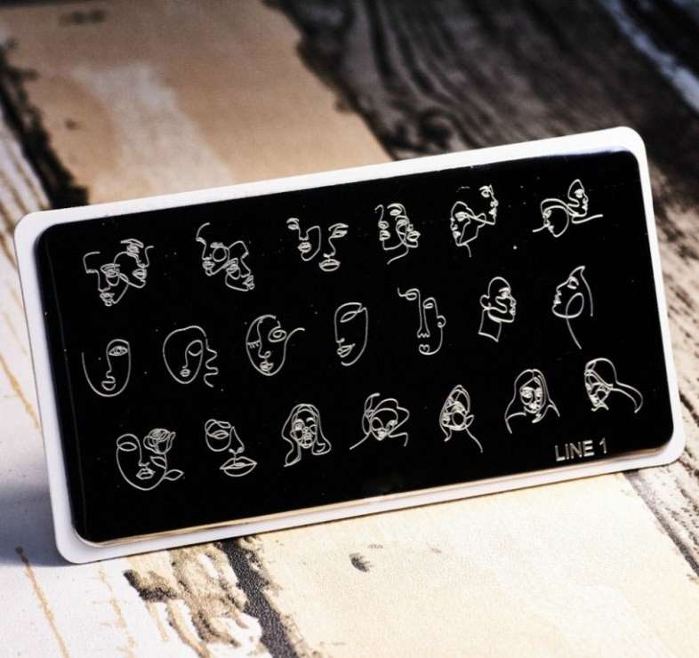 Пластина для стемпинга Line01