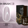 Гель Royal ON-BRUSH для укрепления и наращивания в бутылке 10 мл. OBG01