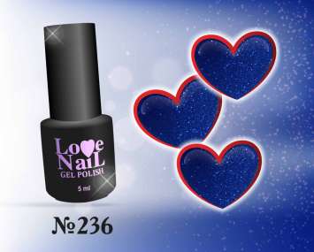 236 LOVE NAIL ГЕЛЬ ЛАК класса Premium                      