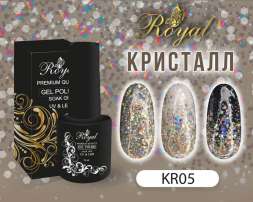 KR05 Гель-лак ROYAL "Кристалл" 10 ml          