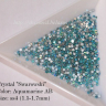 Стразы ss4 Aquamarine AB 1.5-1.7mm 100шт 