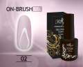 Гель Royal ON-BRUSH для укрепления и наращивания в бутылке 10 мл. OBG02