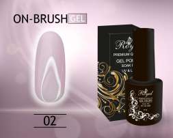 Гель Royal ON-BRUSH для укрепления и наращивания в бутылке 10 мл. OBG02