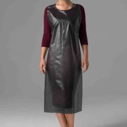 Фартук полиэтиленовый "черный" 80*120 см (50 шт в уп)  