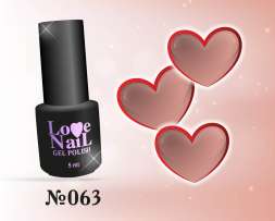 063 LOVE NAIL ГЕЛЬ ЛАК класса Premium   